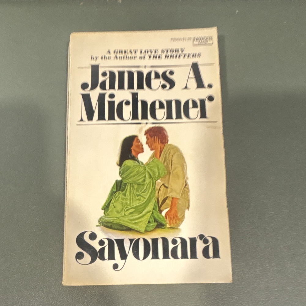 Sayonara by James A. Michener PB Fawcett Crest 1974 Fawcett World Library VTG